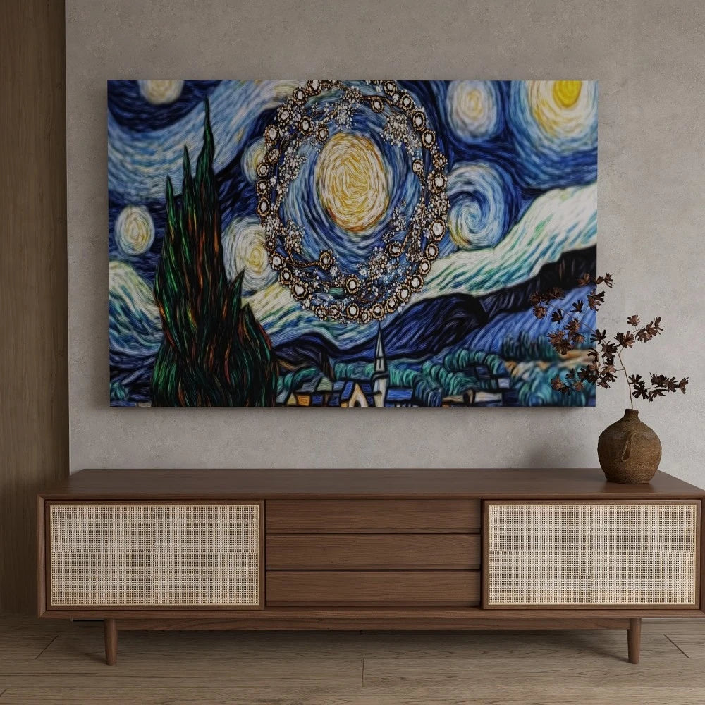 Hign-Con Concerned Pine Solid Wood Frame Canvas Wall Art Gift
