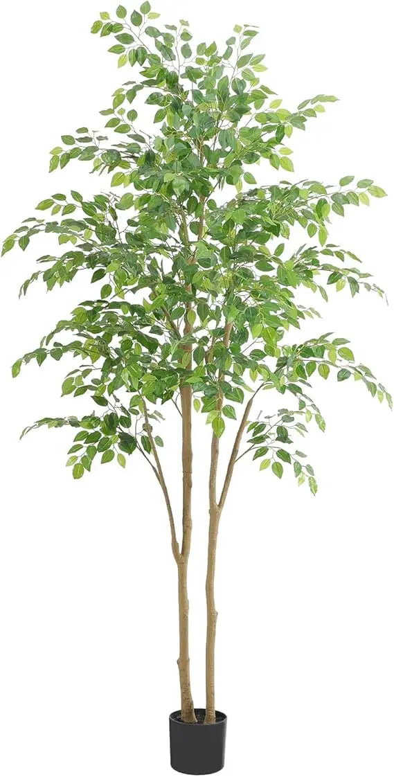 Tall UV Resistant Ficus Tree Artificial for Indoor Outdoor