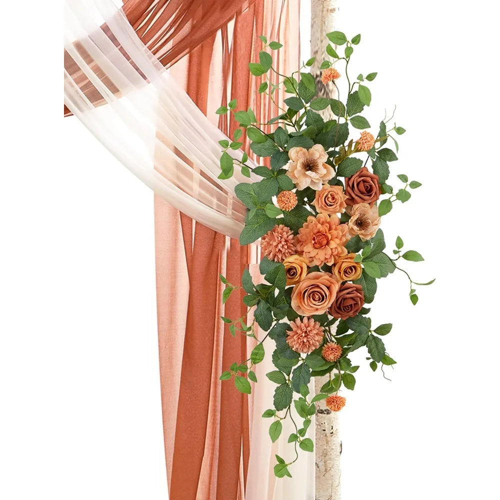 Artificial Wedding Arch Flowers Kit For Arch Decorations