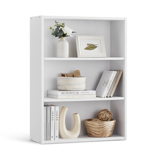 VASAGLE CUSTOS 3-Tier Bookshelf Open Storage for Living Room