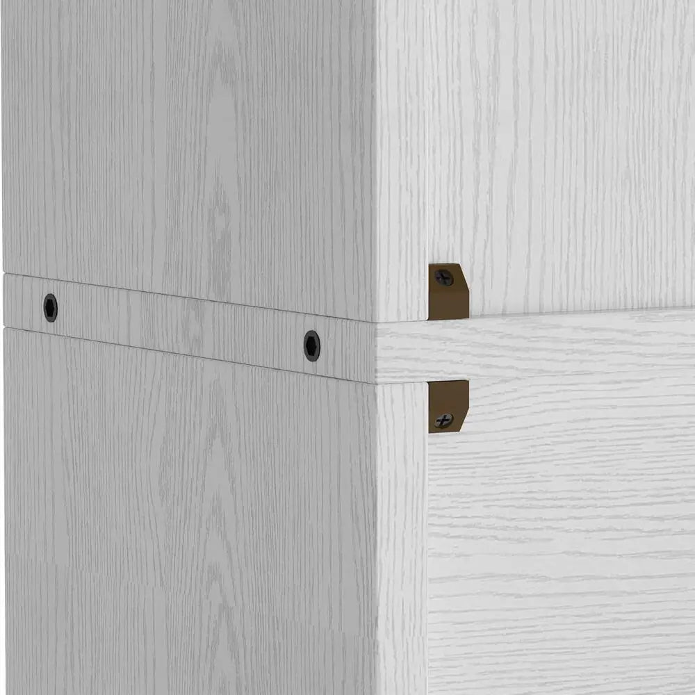 IRONCK 6-Tier Floor Standing Bookshelves Set of 2 for Office