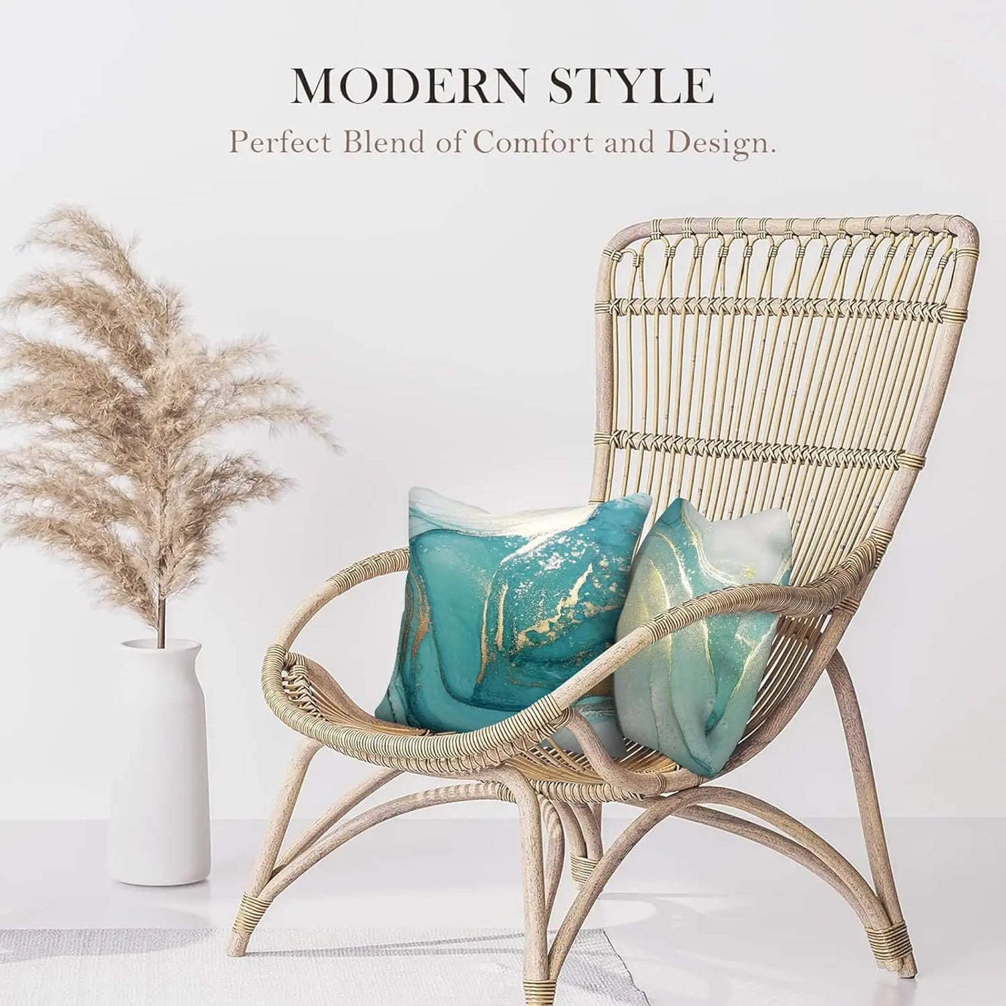 Craft of Weaving Marble Texture Velvet Throw Pillow Covers