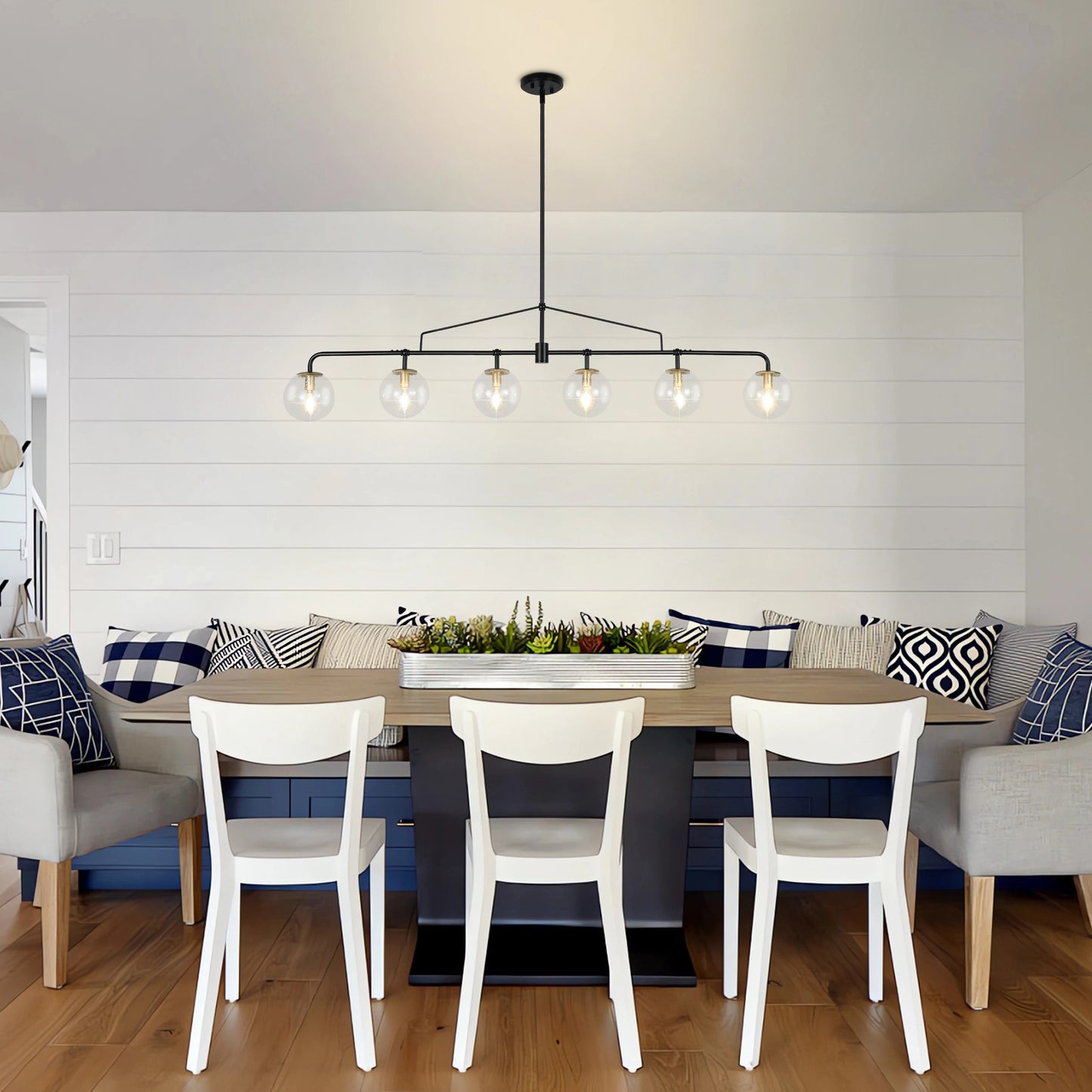 Island Lights Kitchen Linear Chandelier For Dining Room