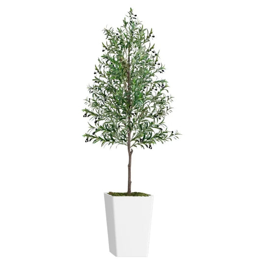 Artificial Olive Tree 8ft With Pot And Moss For Home Office