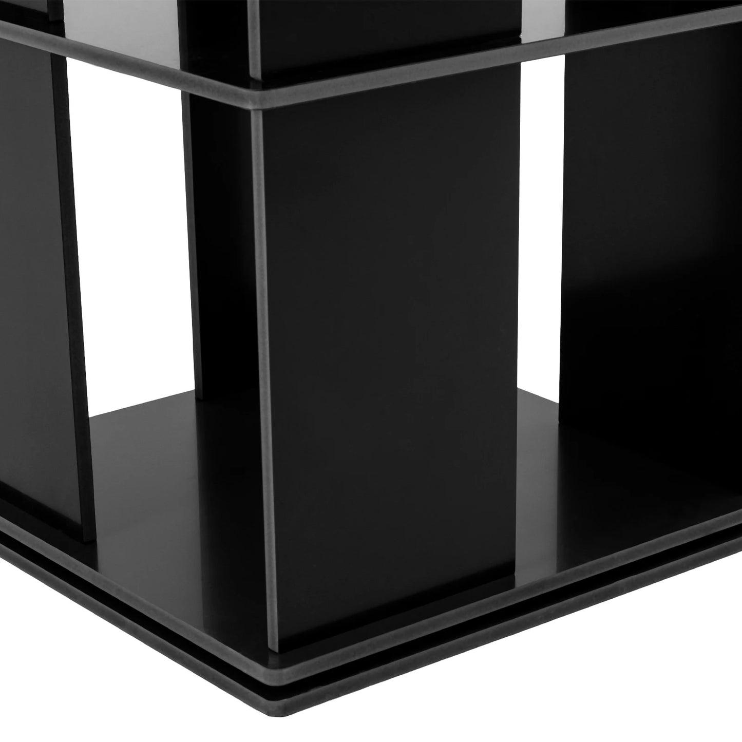 Bymaocar 3 Tier Rotating Bookshelf Revolving Bookcase With Bookends