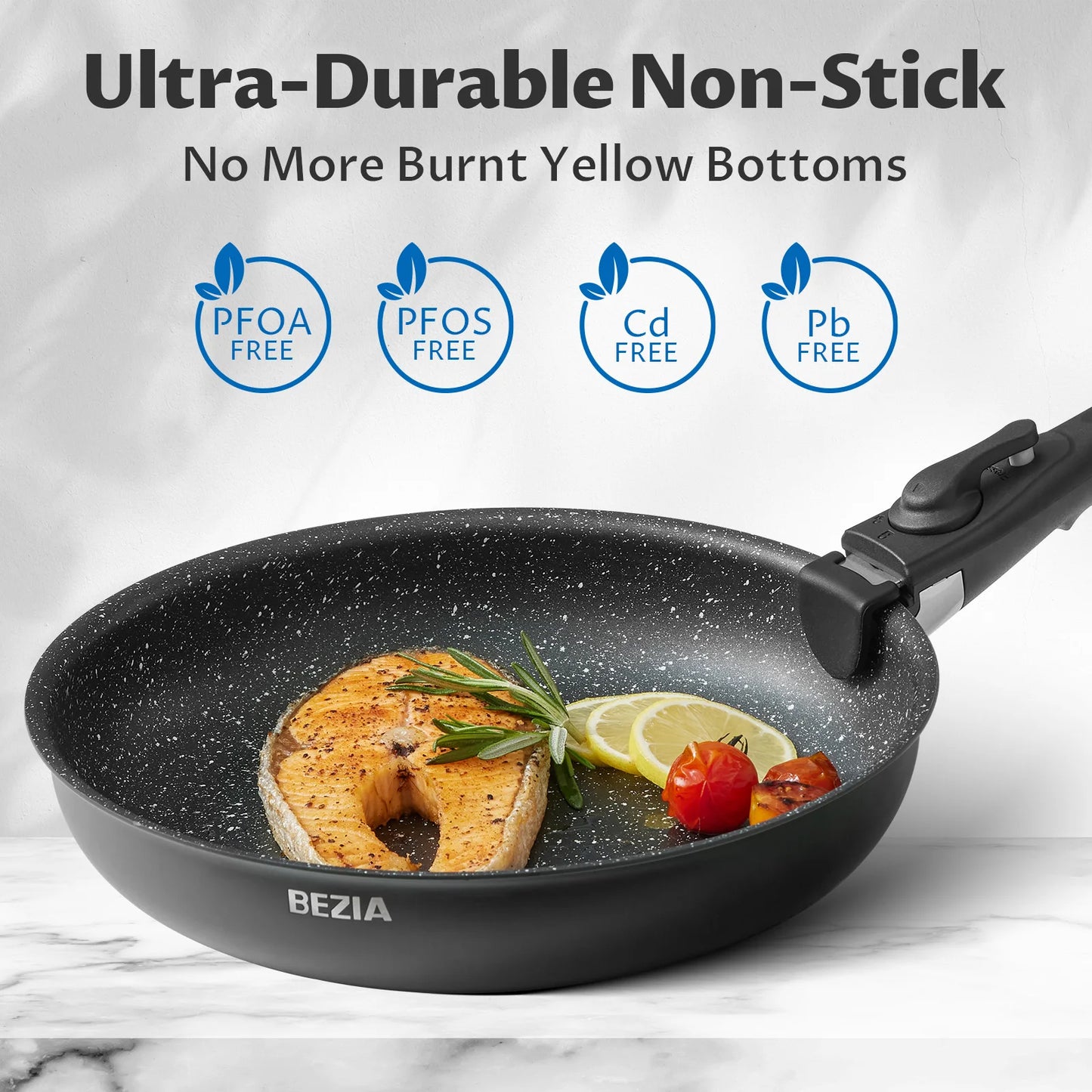 Warm Welcome Decor Induction Cookware Set Nonstick Pots