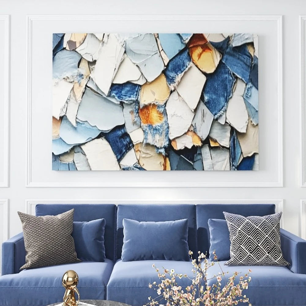 Hign Concerned Pine Canvas Wall Art Frame Gift For Bedroom