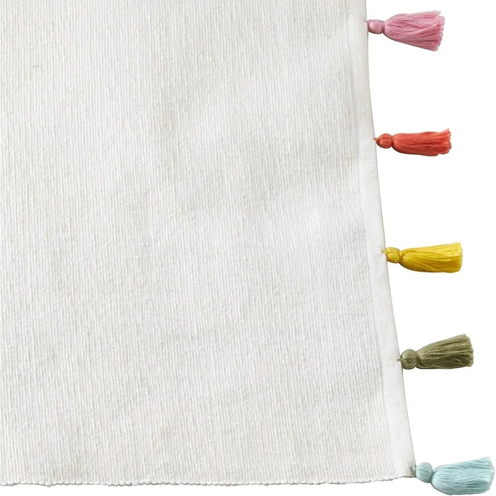 Warm Welcome Decor Cantina Cotton Tassel Placemat Set Of 4
