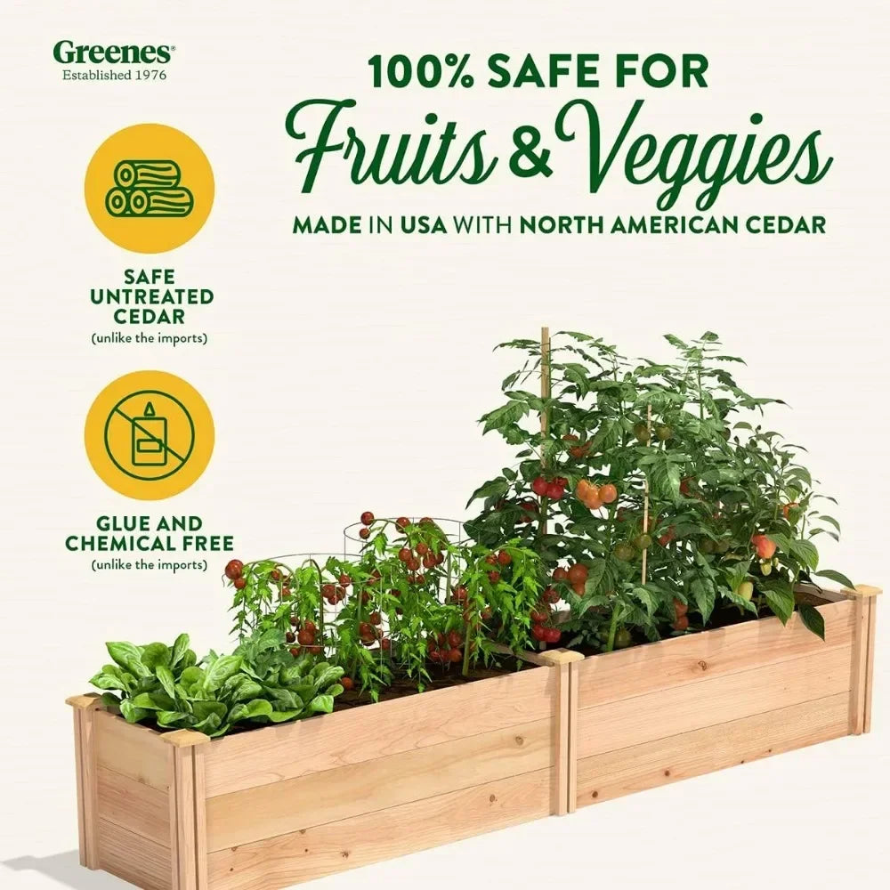 Premium Cedar Raised Garden Bed North American Cedar