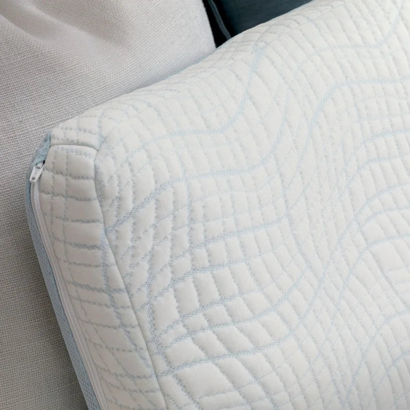 Memory Foam Bed Pillow With Removable Washable Cover