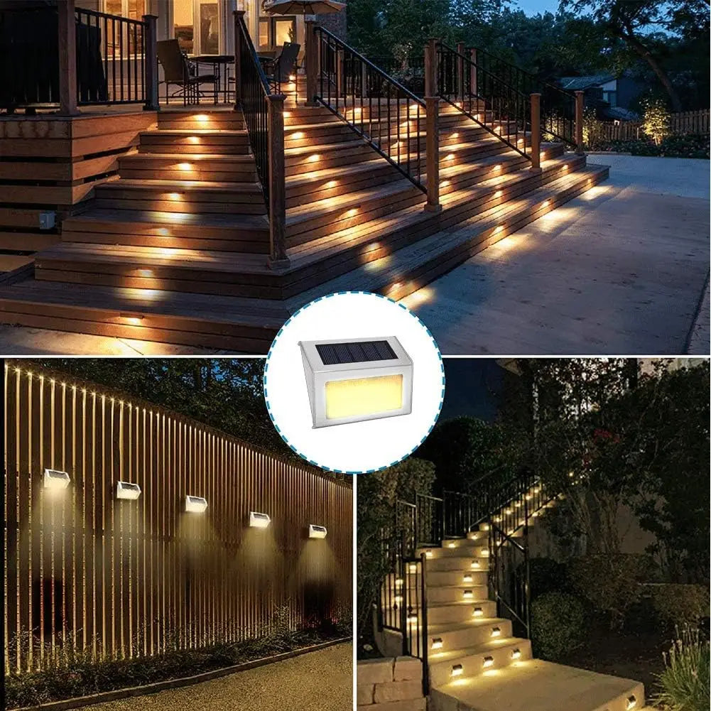 Lightess Solar Step Lights for Deck and Outdoor Pathway