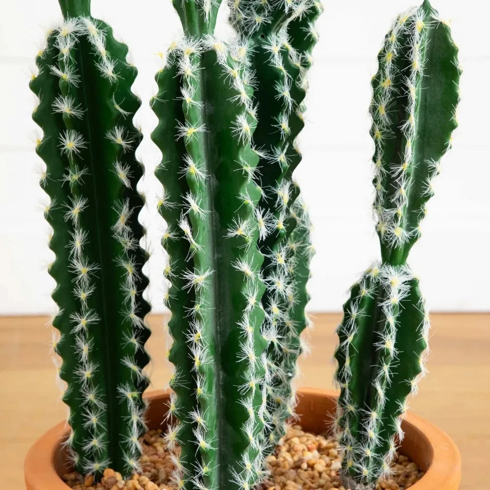 CN Guangdong Artificial Cactus In Terracotta Planter