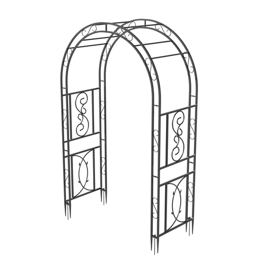 Feature Iron Garden Trellis Arch For Climbing Plants