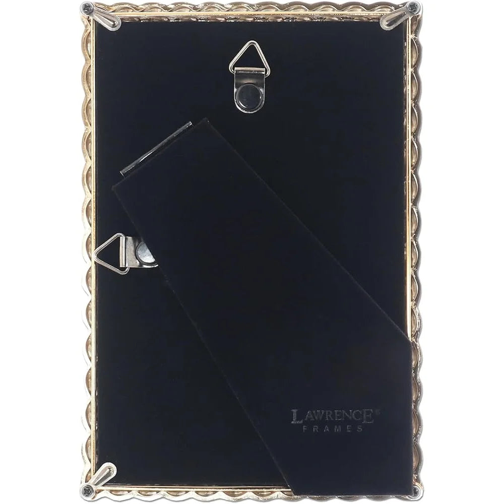 Dutrieux Rope Picture Frame Metal Glass Tabletop Wall Mount