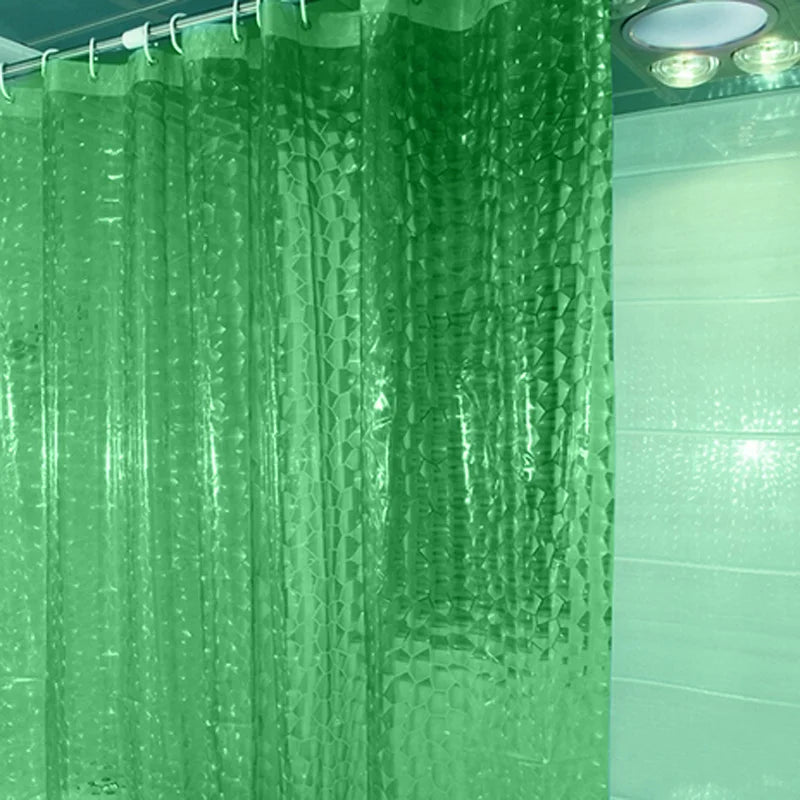 Warm Welcome Decor Mold Proof Waterproof 3D Shower Curtain