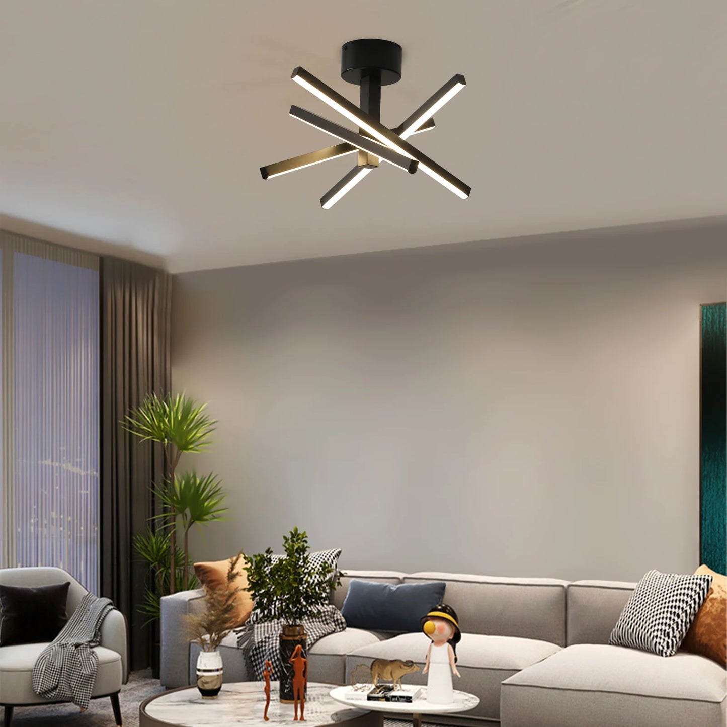 ARLGSITE Modern LED Semi Flush Mount Ceiling Light Corridor