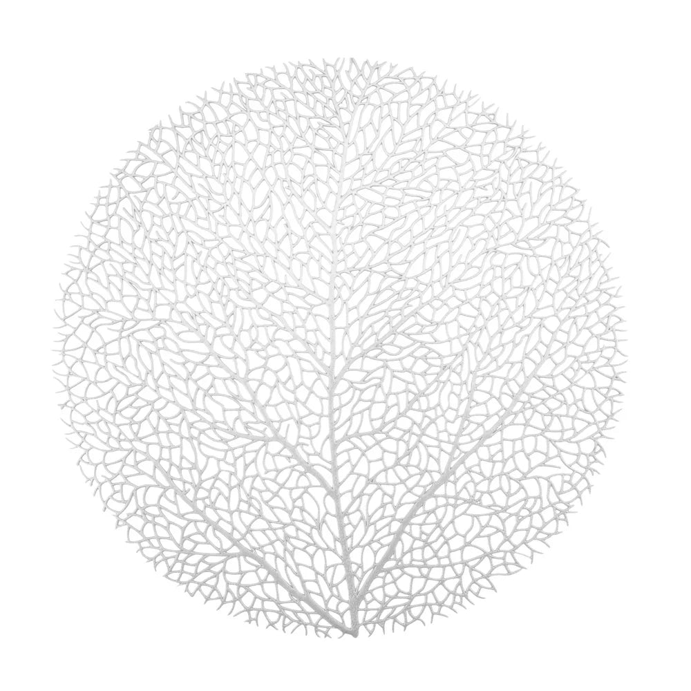 Warm Welcome Decor Four Round Laser Cut Table Place Mats