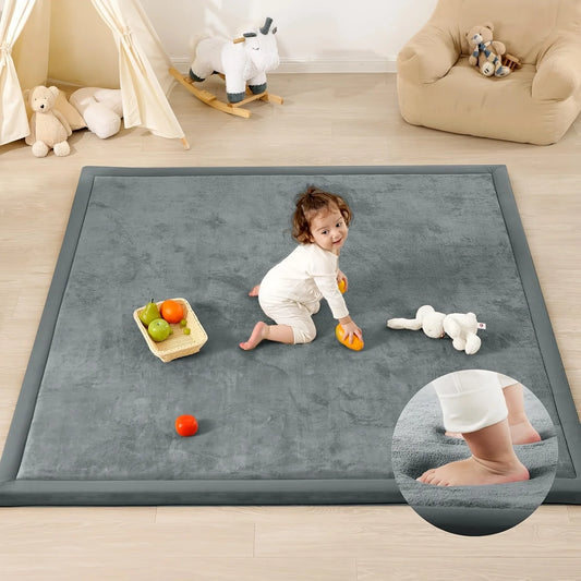 PapaMama Memory Foam Playpen Mat With Non Slip Bottom Carpet