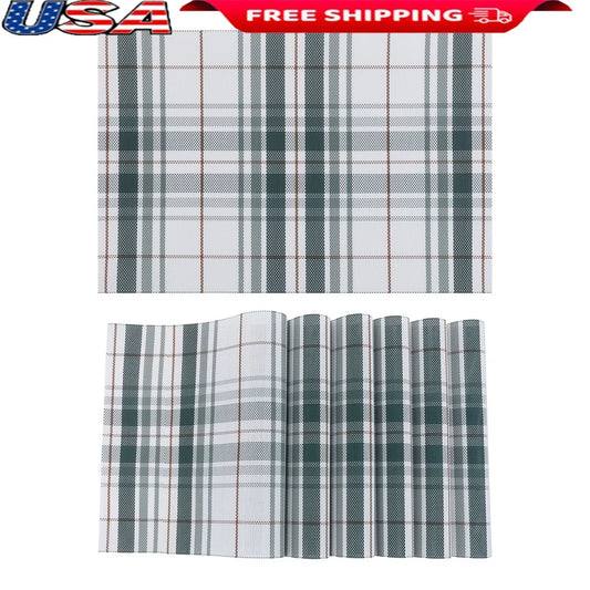 Warm Welcome Decor Washable Placemats Waterproof Non Slip