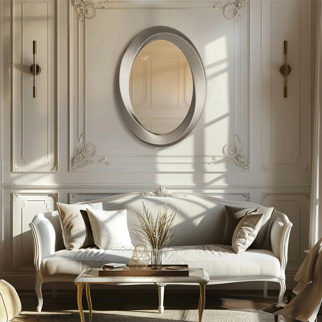 LUVODI Antique Baroque Gold Framed Wall Mirror Decor