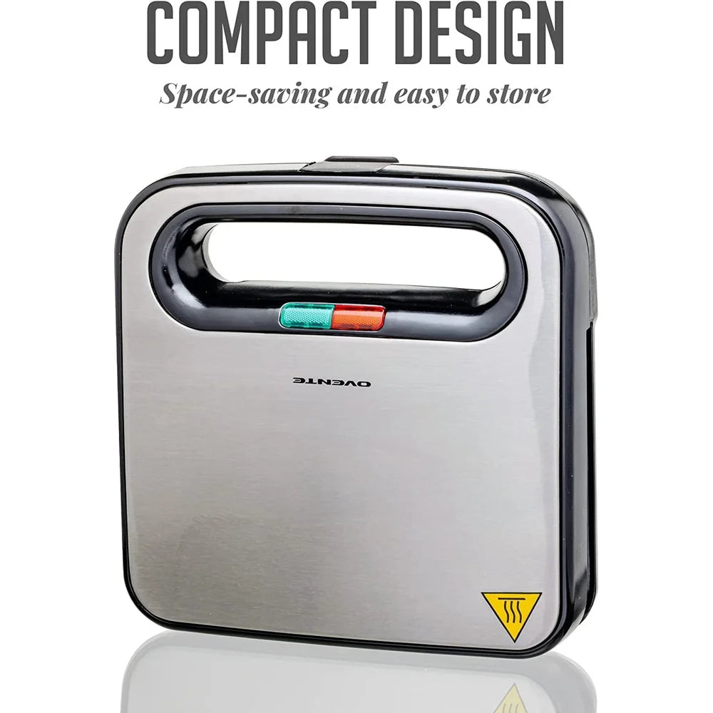 Warm Welcome Decor Panini Press Grill With Nonstick Plates