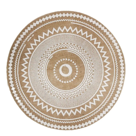 Warm Welcome Decor Boho Burlap Jute Placemats Set Of 4