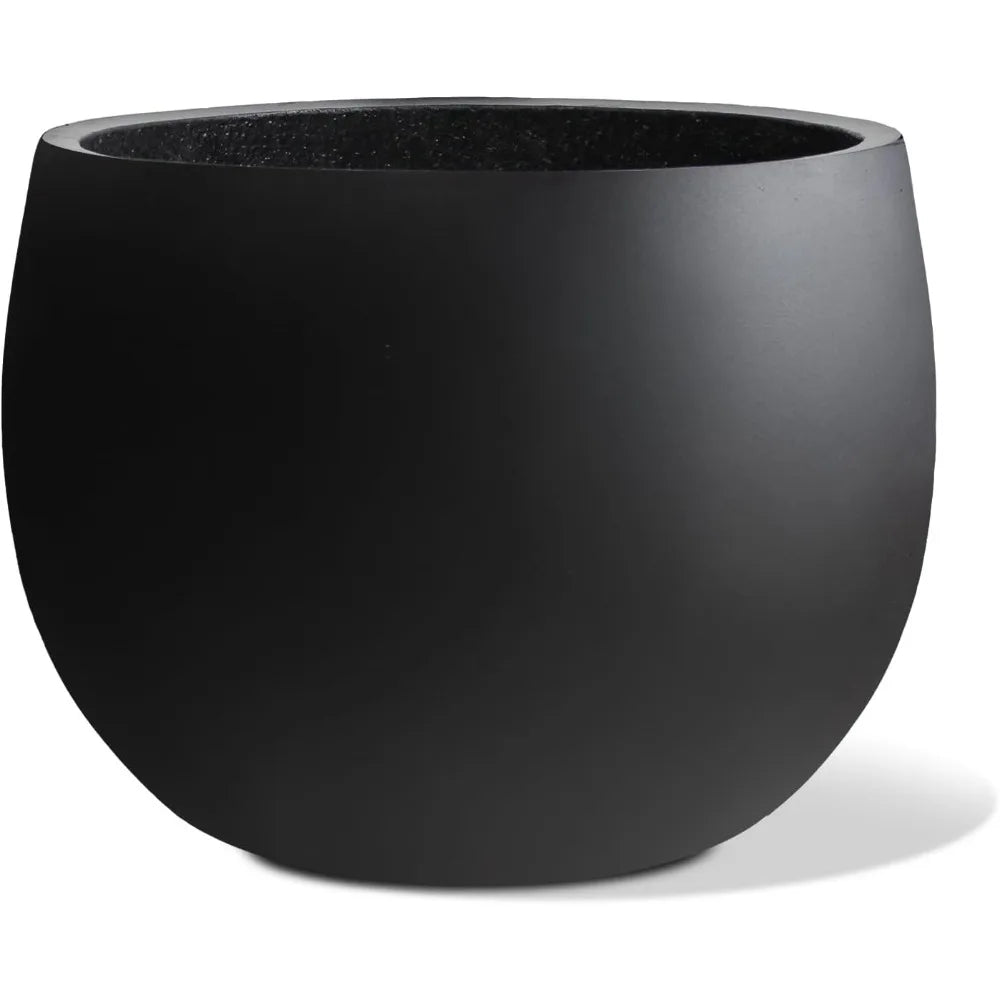 Concrete Ball Planter Outdoor Indoor Cement Plant Pot