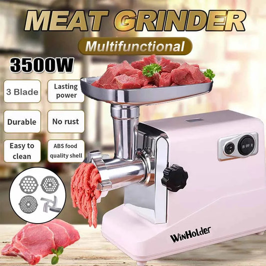 Warm Welcome Decor 3500W Meat Grinder Stainless Steel