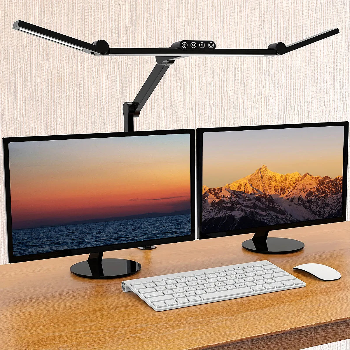 Warm Welcome Decor Led Desk Lamp With Clamp Auto Dimming