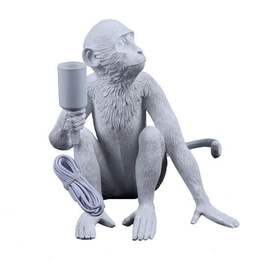 Retro Monkey Wall Light Resin Novelty Wall Lamp Decor