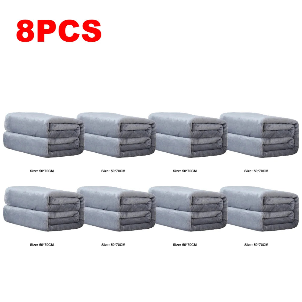 Farley Plush Flannel Fleece Blanket Cozy Soft Thermal Mat For Home Office