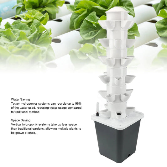 Fdit Hydroponics Tower Vertical Planting System Vegetables