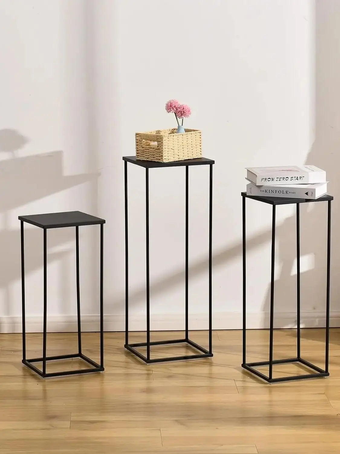 Warm Welcome Decor Three Piece Flower Vase Plant Shelf
