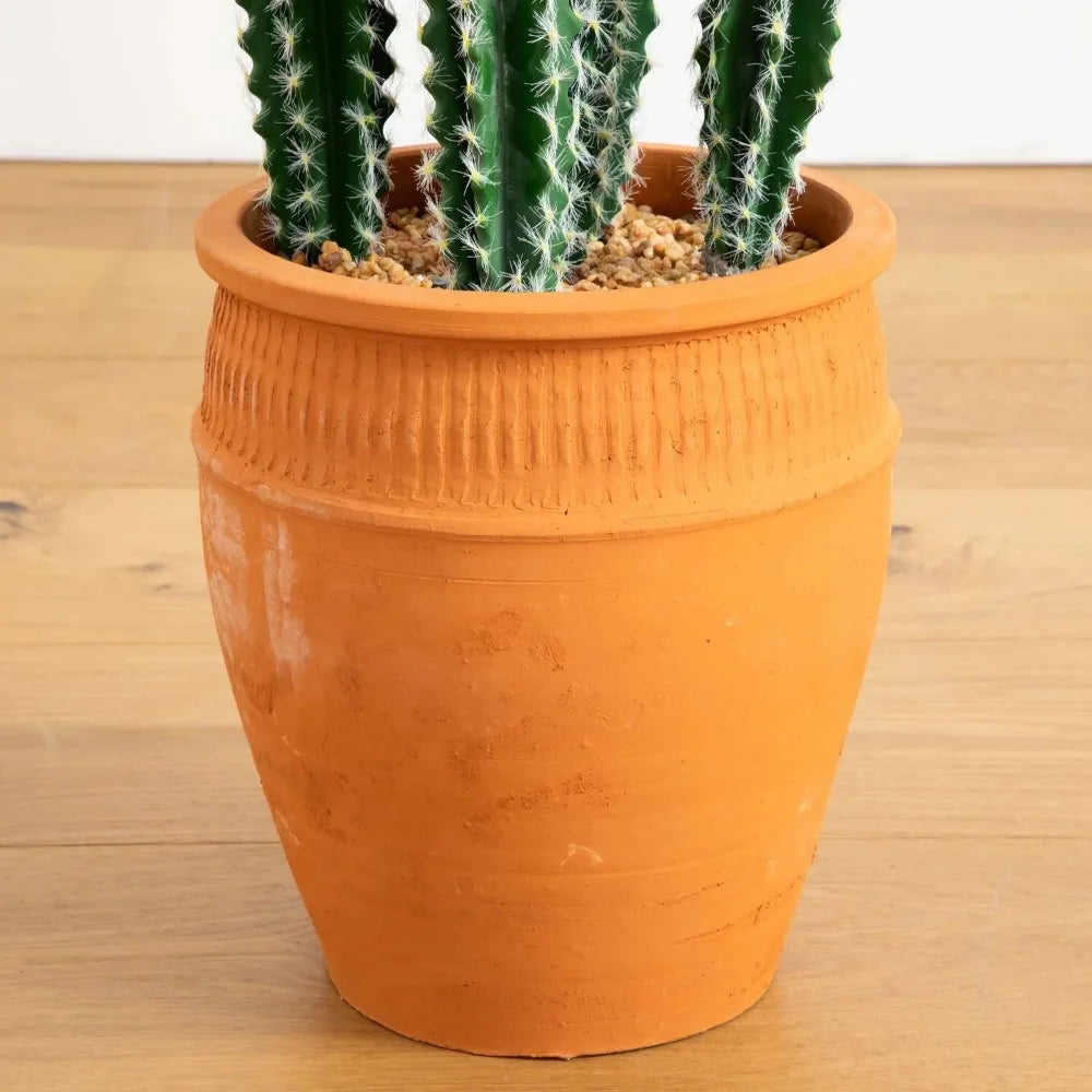 CN Guangdong Artificial Cactus In Terracotta Planter