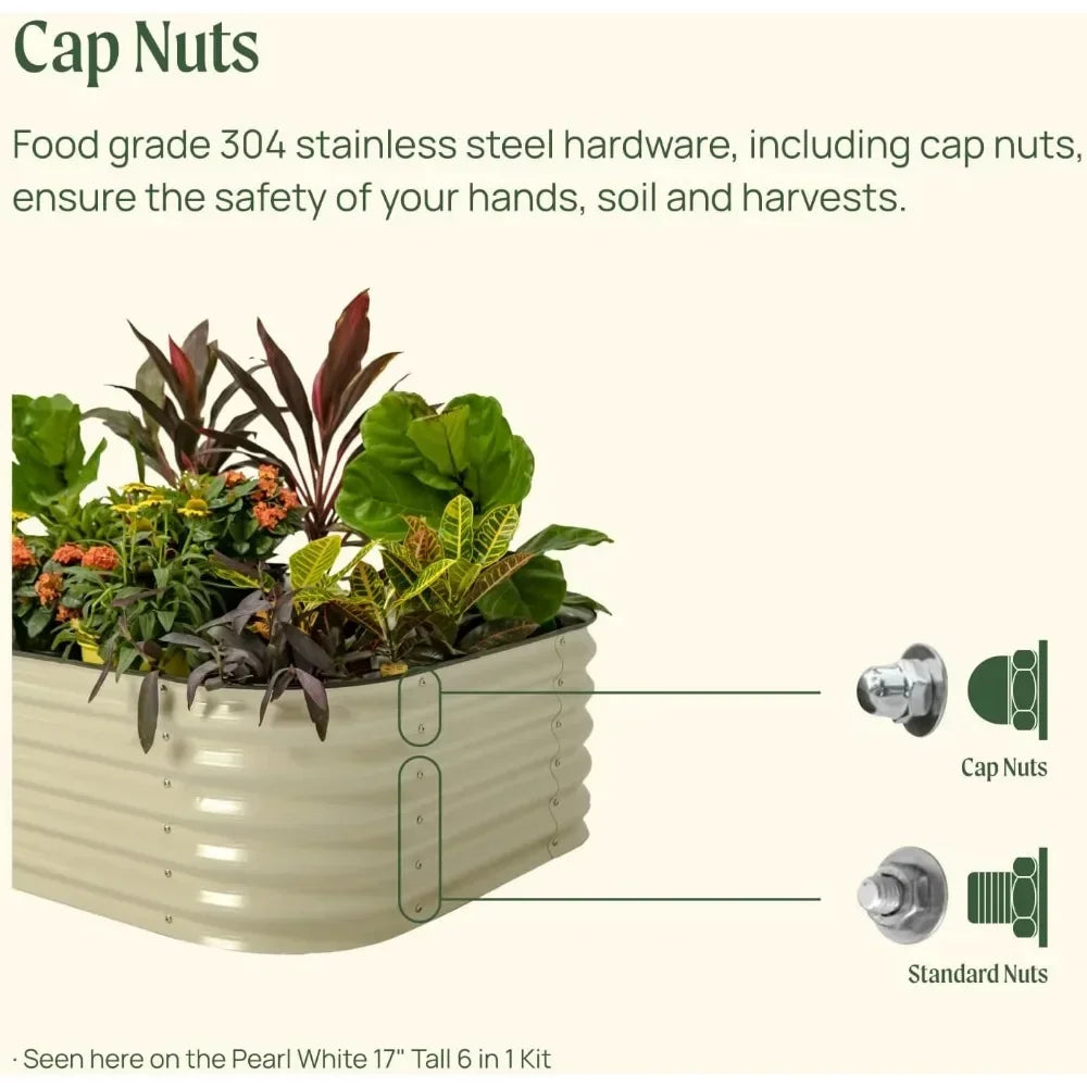 U Shape Raised Garden Bed Metal Planter For Vegetables