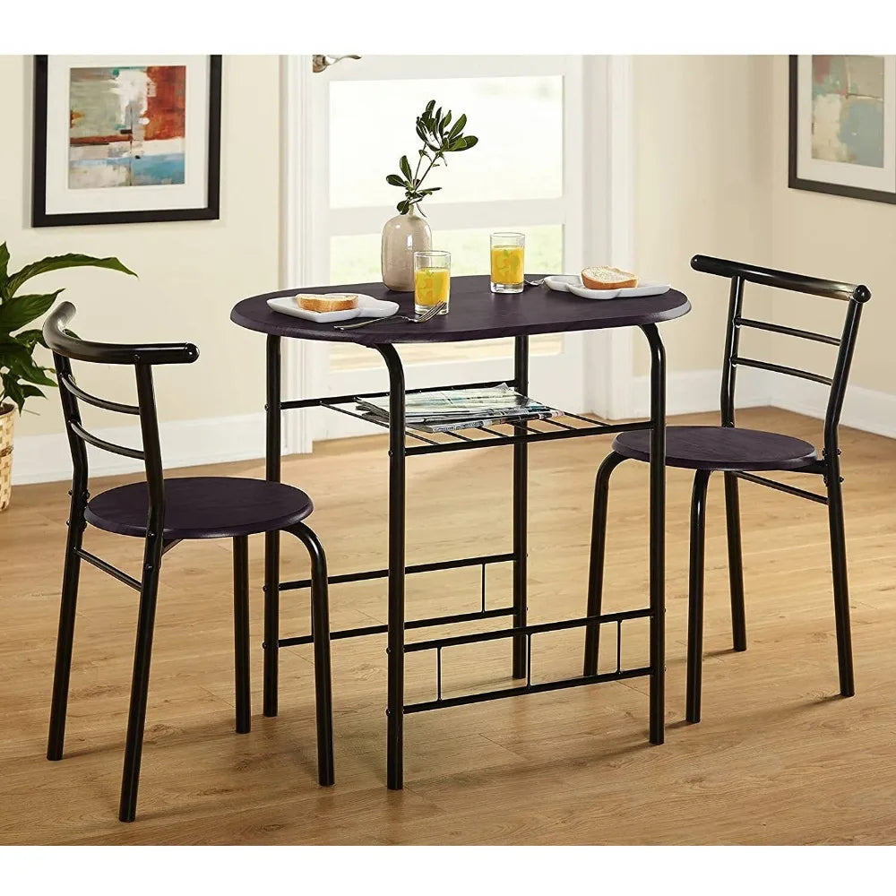 Wooden Round Table And Chair Set For Kitchen Dining Room