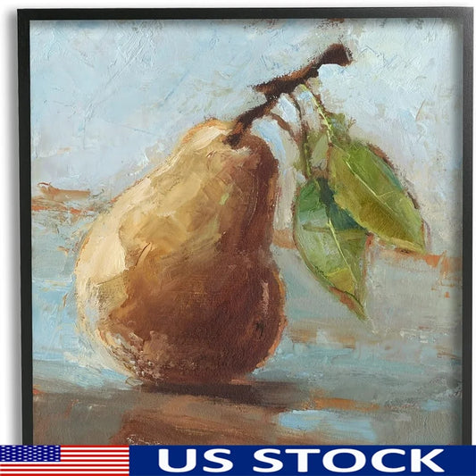 DUTRIEUX Pear Kitchen Framed Giclee Art Wall Decor Home