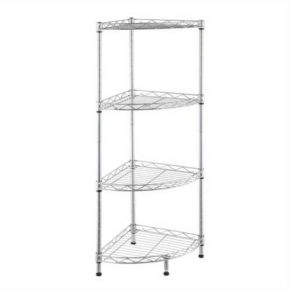 4 Tier Corner Shelf Rack Kitchen Storage Organizer