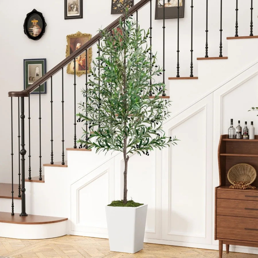 Artificial Olive Tree 8ft With Pot And Moss For Home Office