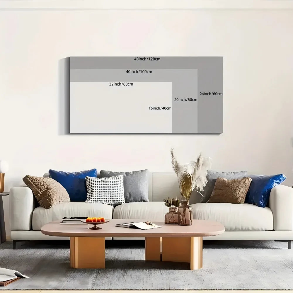 Hign-Concerned Dandelion Canvas Wall Art Nordic Wood Frame