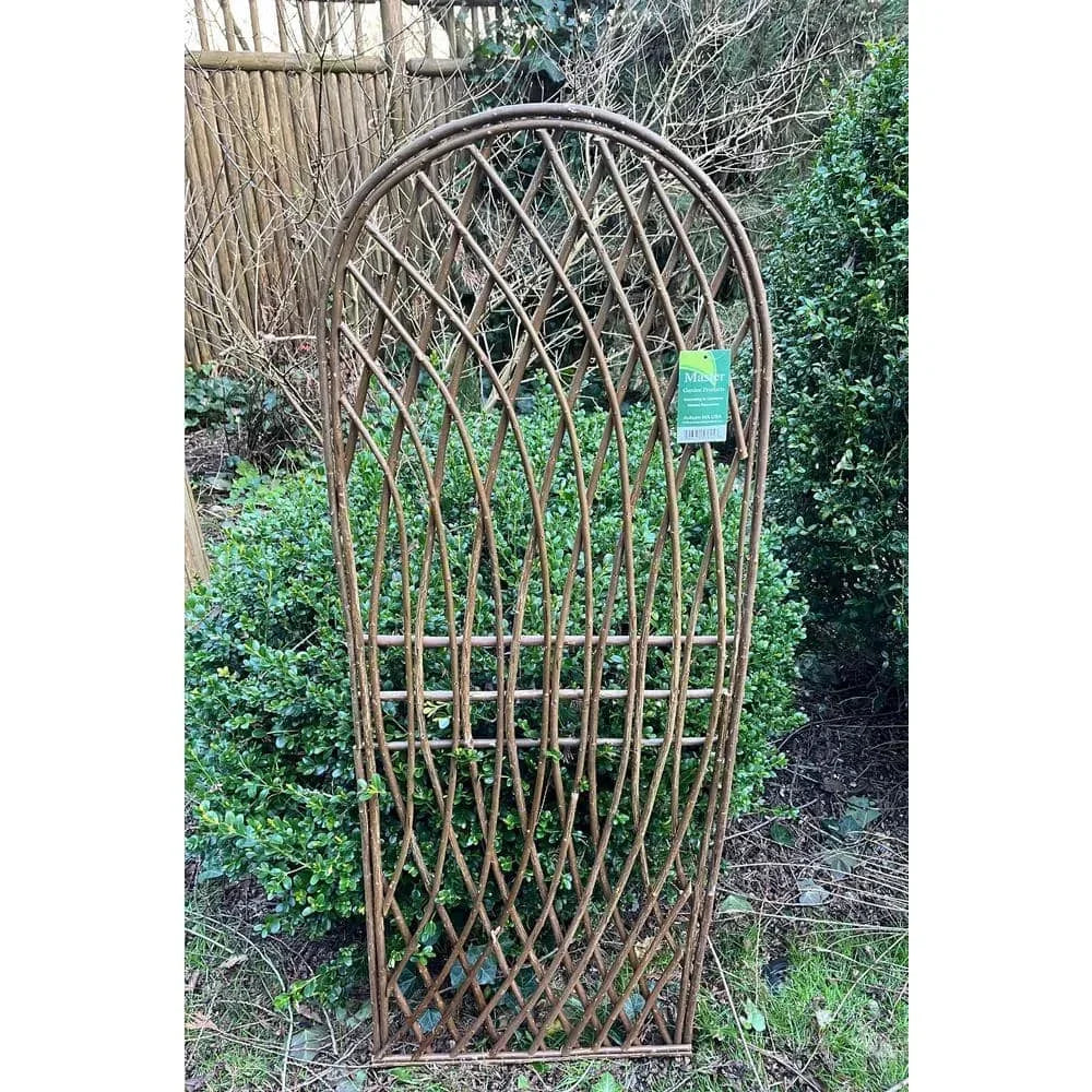 Willow Wave Trellis Panel With Diamond Pattern For Vines