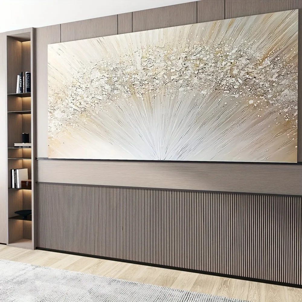 Hign-concerned Twisting Lines Visual Flow Abstract Painting