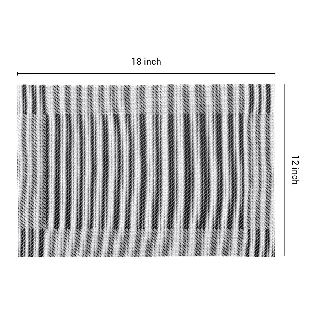 Warm Welcome Decor Placemats Non Slip PVC Heat Resistant