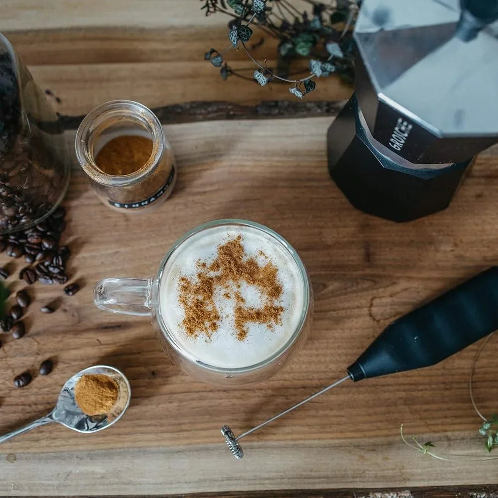 Warm Welcome Decor Moka Pot Espresso Maker Milk Frother
