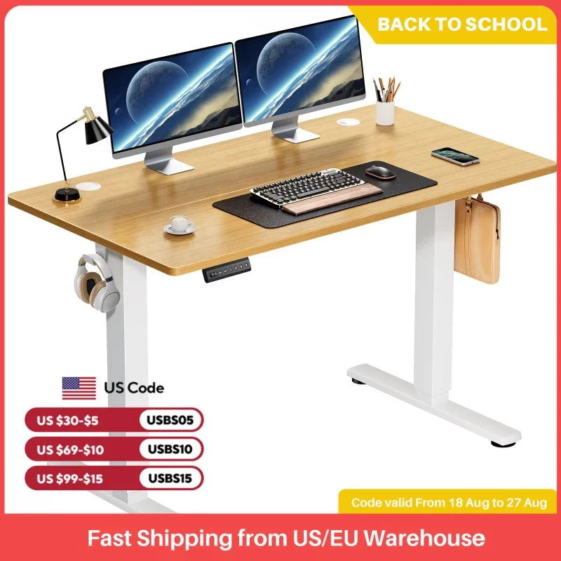 Warm Welcome Decor JHK Electric Standing Desk Adjustable