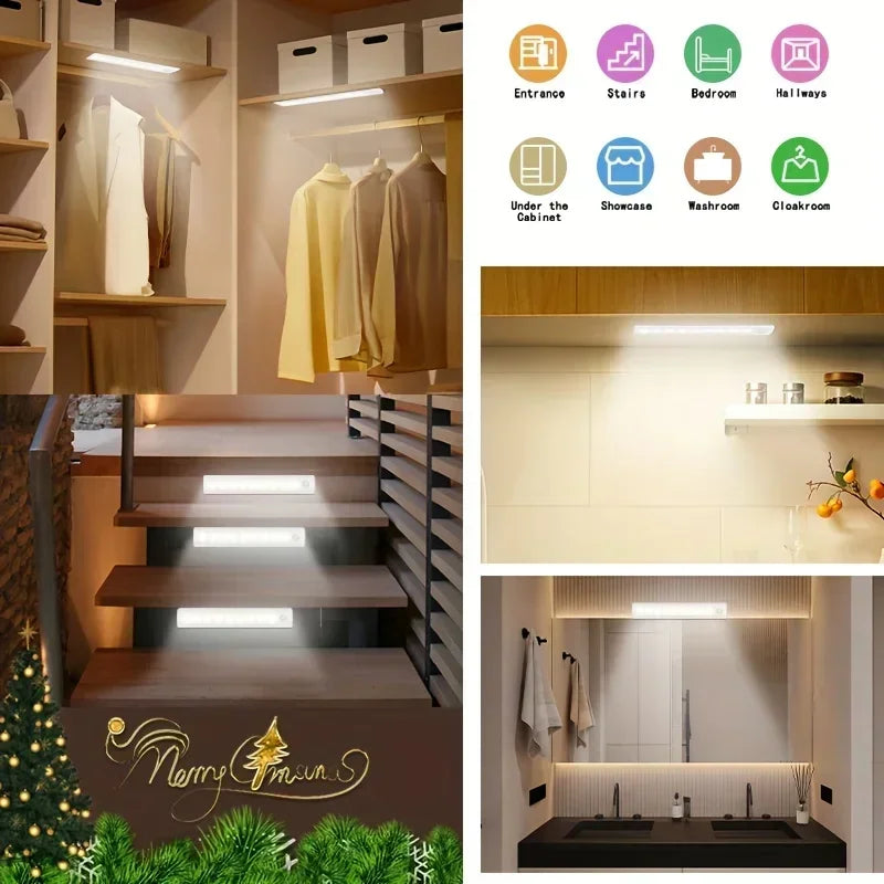 Hign Under Cabinet Motion Sensor Lights Battery Operated