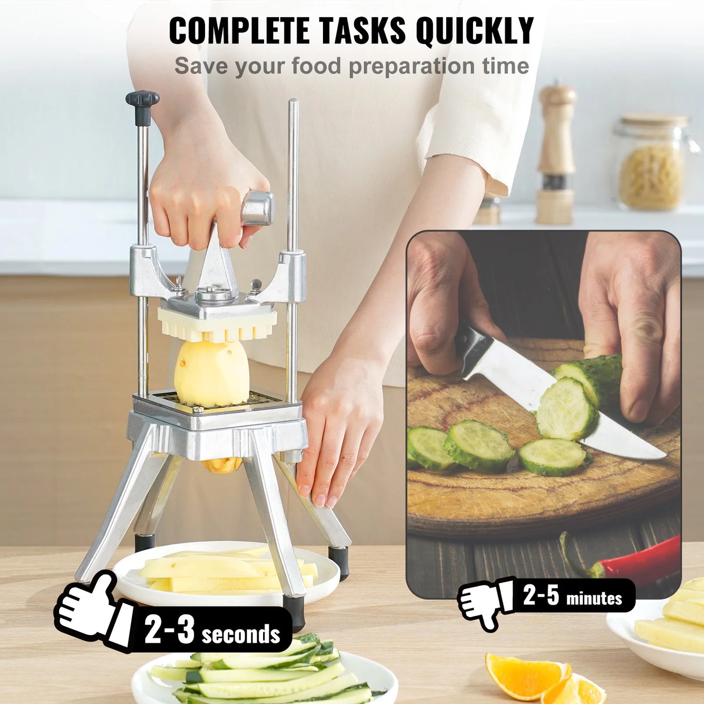 Warm Welcome Decor Vegetable Fruit Dicer Cutter With Tray