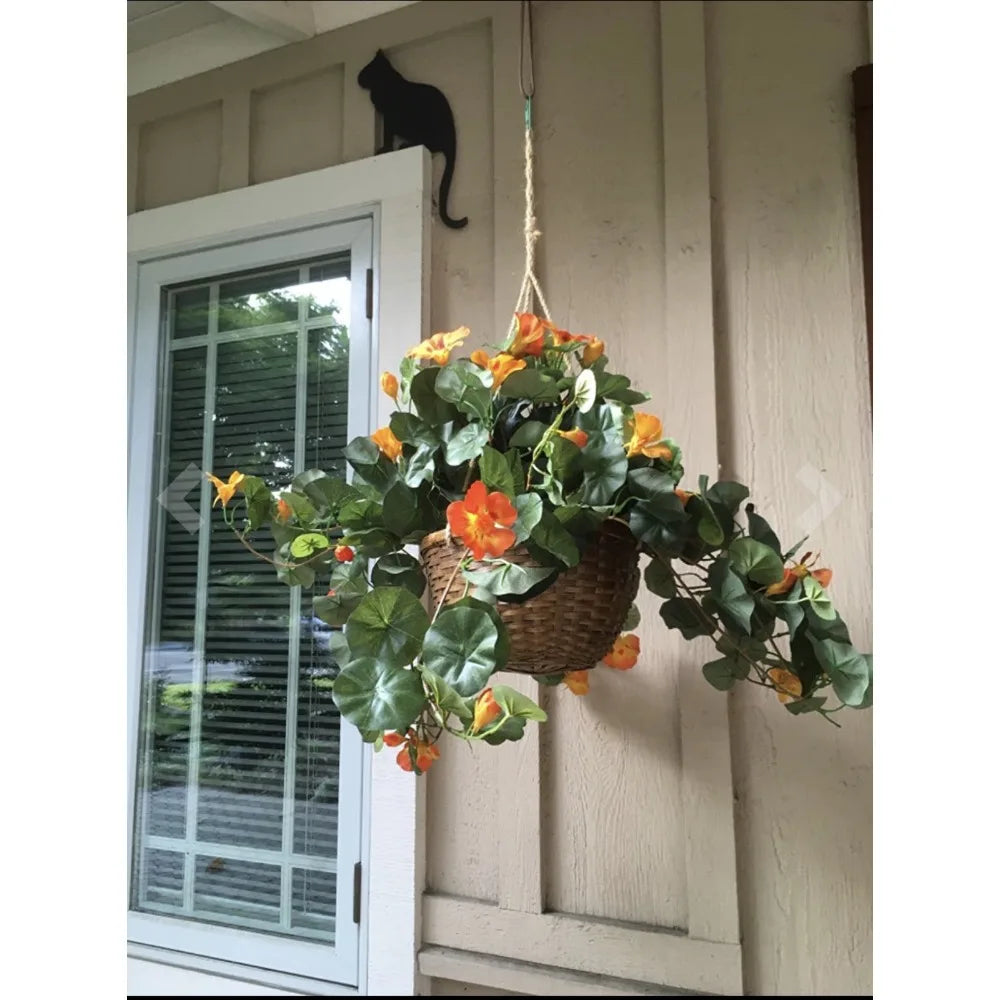 Guangdong Nasturtium Artificial Plant in Hanging Basket