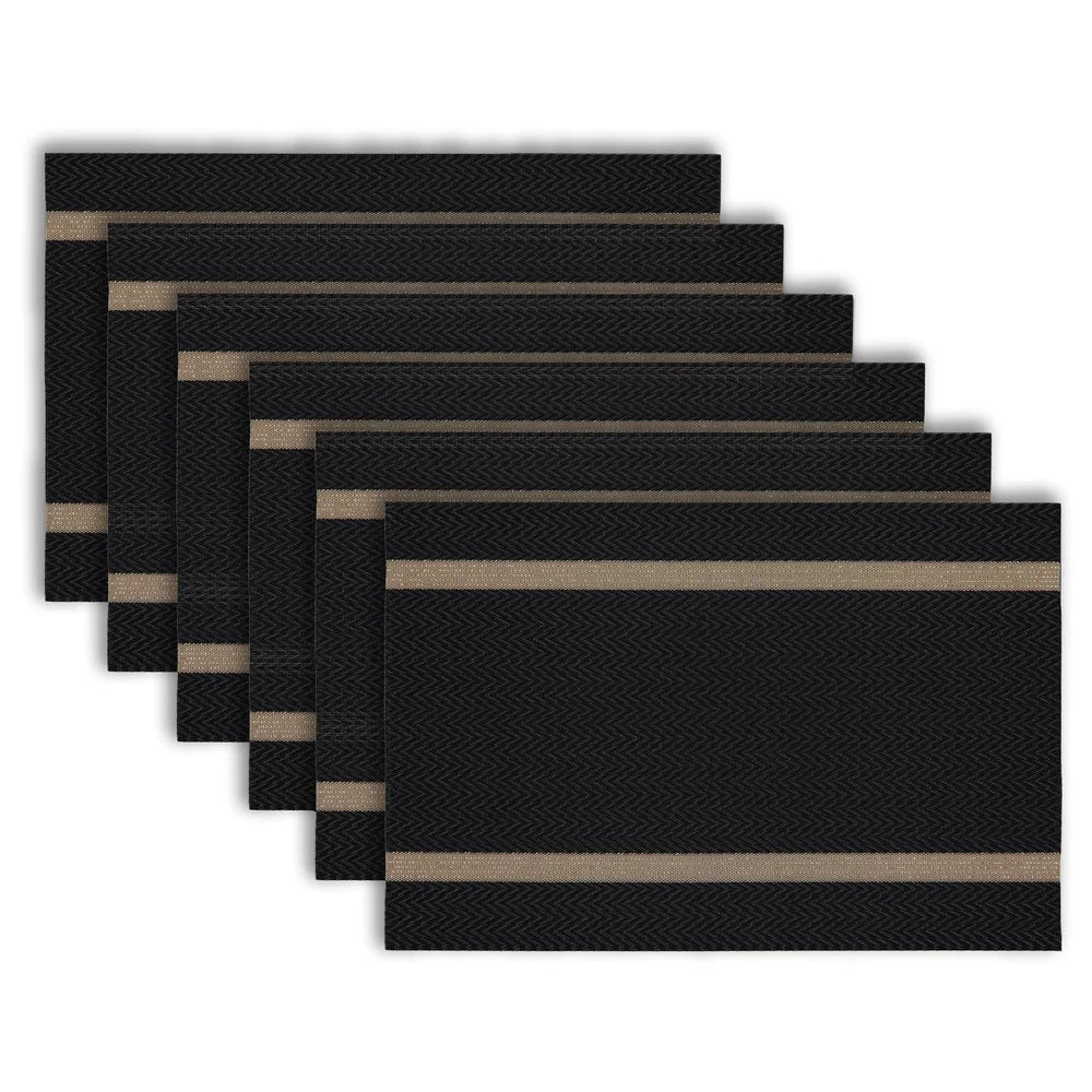 Warm Welcome Decor Durable Non Slip Placemats Set Of 6