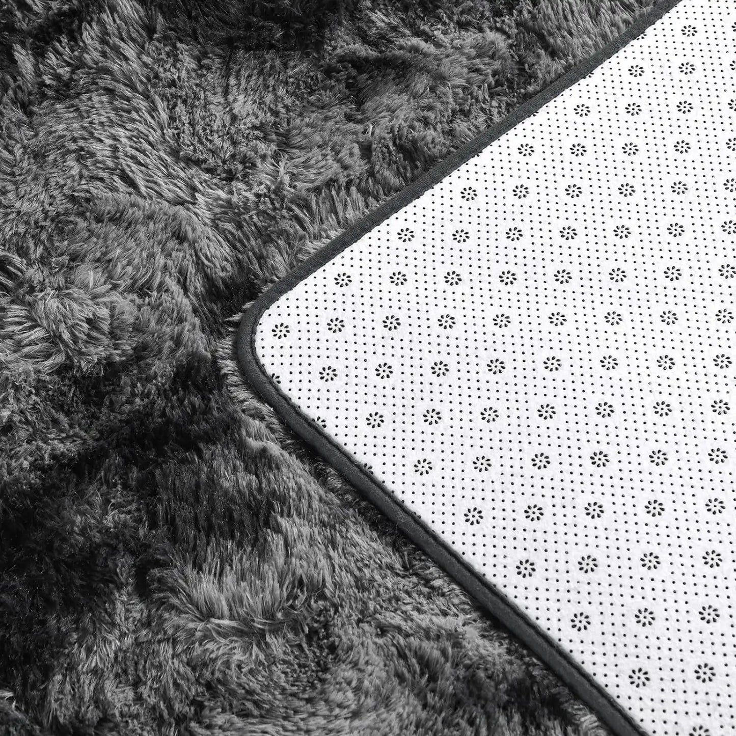 Lochas Plush Velvet Rugs Tie Dye Shaggy for Living Room